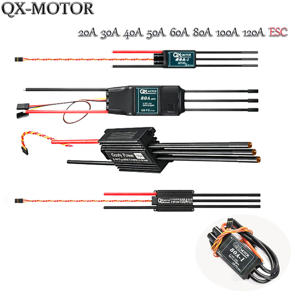 Drone Rc Leading - 20A-120A Bürstenloser ESC-Geschwindigkeitsregler Kompatibel mit QX-MOTOR