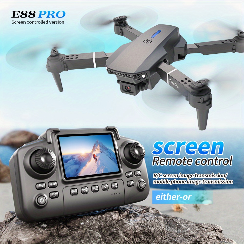 E88 Bildschirmsteuerung Profes – Drone E88 Rc Quadcopter Bewertung und Preis